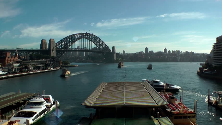 Australia - Sydney harbor bridge - Time lapse