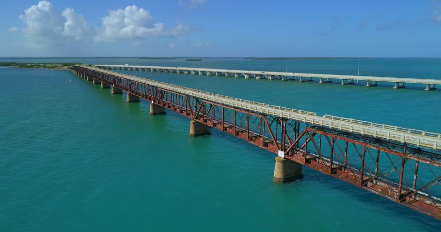 Florida Keys Overseas Railroad 4k Stock Footage Video (100% Royalty-free)  22728541 | Shutterstock