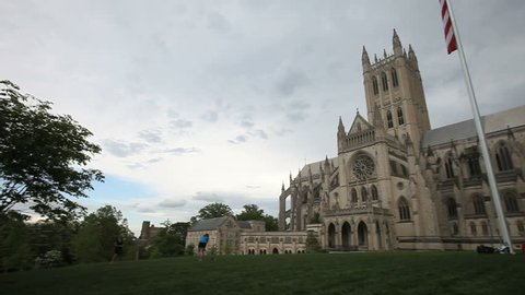 View National Cathedral Washington Dc Stock Footage Video (100% Royalty ...