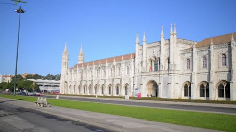 Jeronimos Monastery or Hieronymites Monastery, is monastery of Order of Saint Jerome near Tagus river in parish of Belem, in Lisbon Municipality, Portugal.