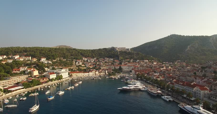 Hvar Island, Croatia from the Sky