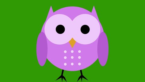 green owl cartoon