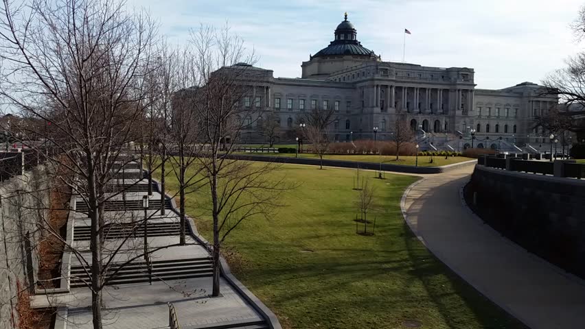 Library of Congress view from US Capitol in Washington DC