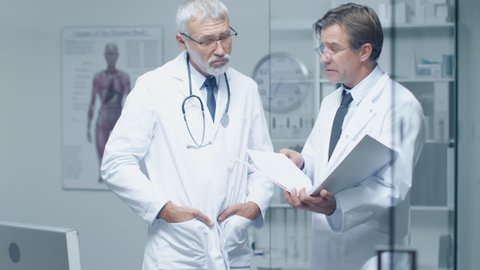 Confident Doctor Looking His Senior Patient Stock Photo 137475593 ...