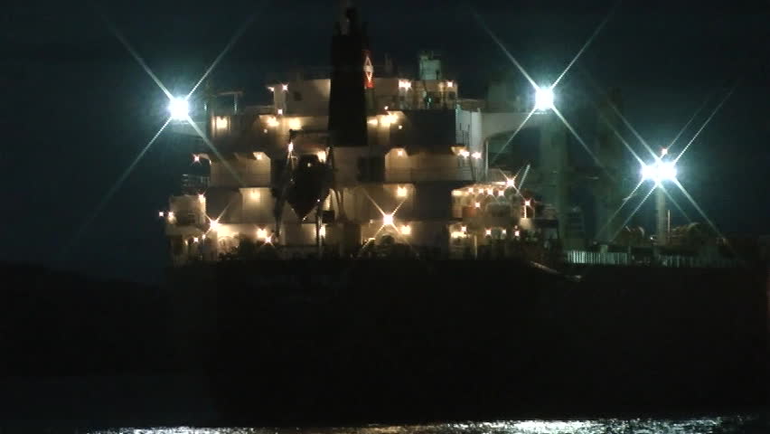 Close-up of a ship