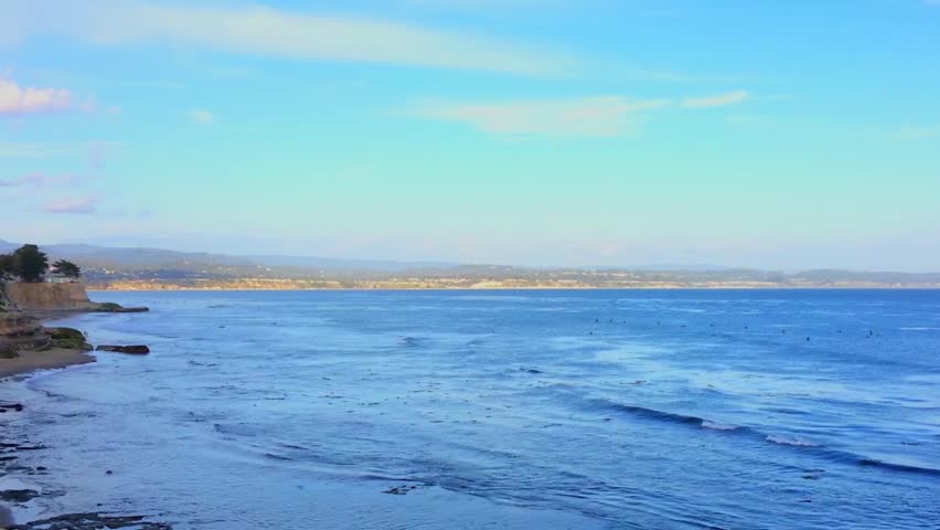 Santa Cruz, Pleasure Point, on the northern Monterey Bay in Santa Cruz County, California, USA, a world renowned surf location
