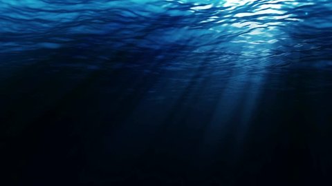 4k Depth Ocean Sea Underwater Animated Stock Footage Video (100% ...