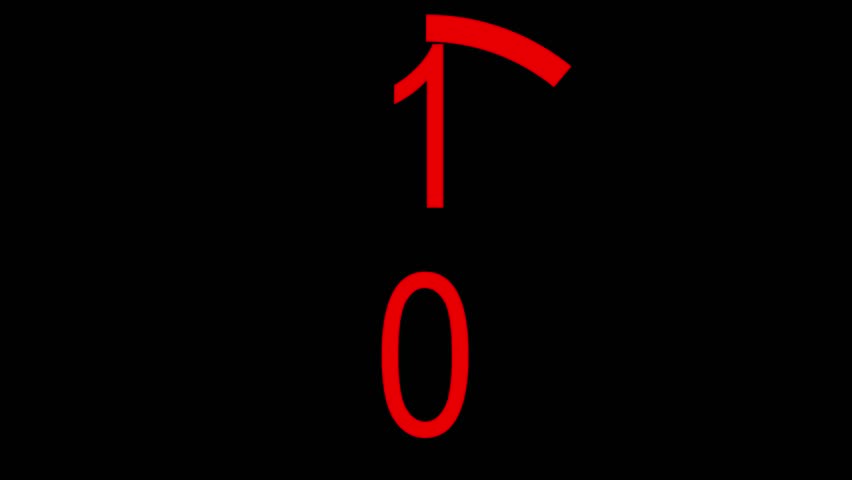 Countdown from 10 to 0