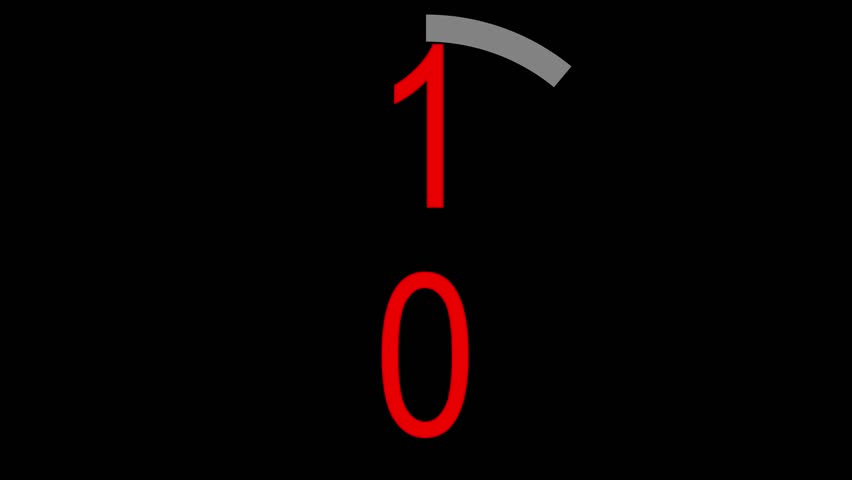 Countdown from 10 to 0