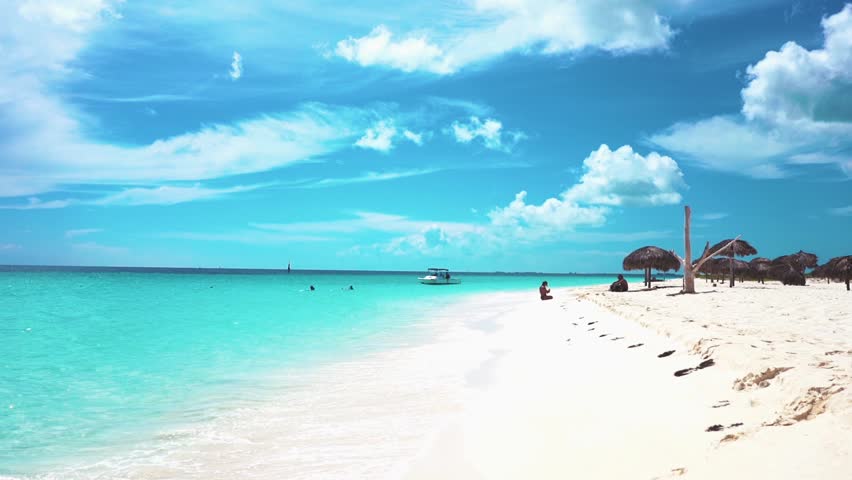 Cuba. The coast of the Caribbean Sea. Cayo Largo. Beach