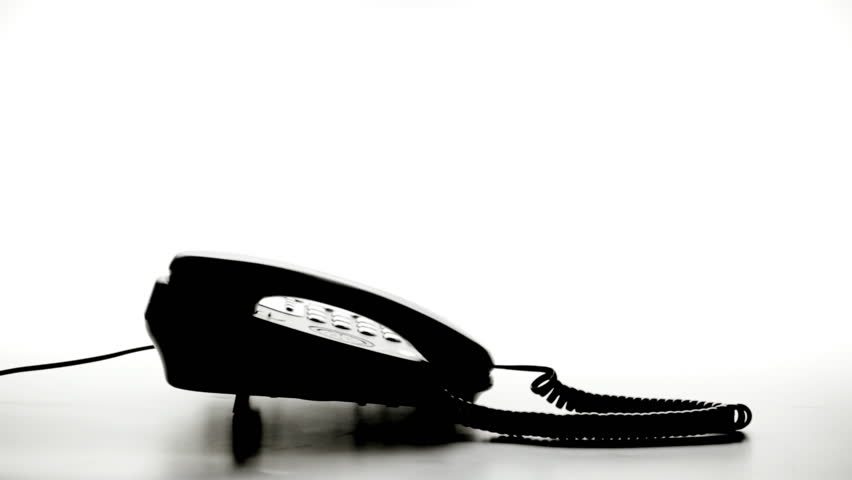 Telephone Call Silhouette