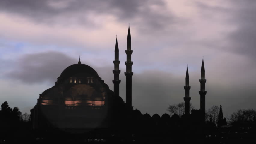 Suleymaniye Mosque, Morning Clouds. 