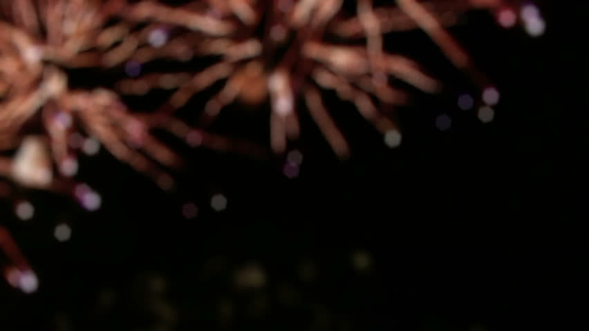 Fireworks display, blurry background 6