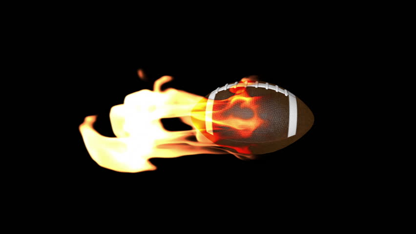 American football on Fire with Alpha
