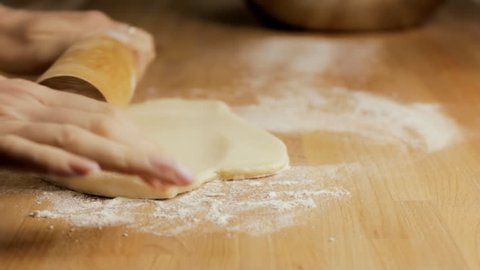 Rolling Pastry Stock Video