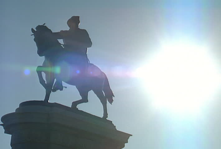 Hermann Park Houston Statue - zoom out