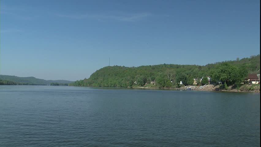 POV of Ohio River and West Virginia