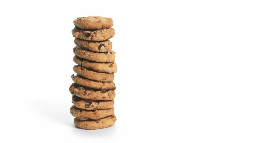 Pile of cookies disappearing