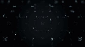 Abstract technologic background with animation of flickering dots. Animation of seamless loop. - Powered by Shutterstock - Get 15% off with code: PIKWIZARD15