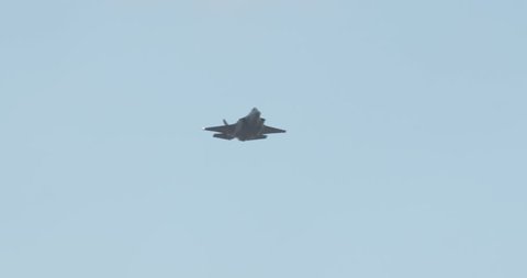 Israeli air force F-35 stealth fighter low altitude flight 