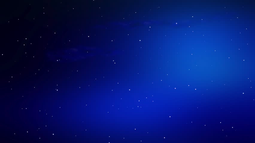 simulated twinkling stars on blue background Stock Footage Video (100% ...