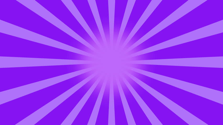 Purple Burst Vector Background. Comic Stock Footage Video (100% Royalty