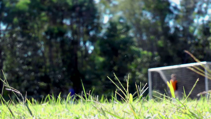 Australia - Goal! Kids playing soccer.