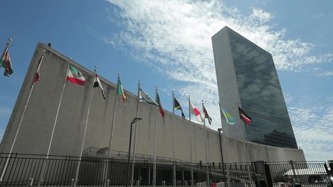 NEW YORK - CIRCA JULY 2011: United Nations headquarters in New York City