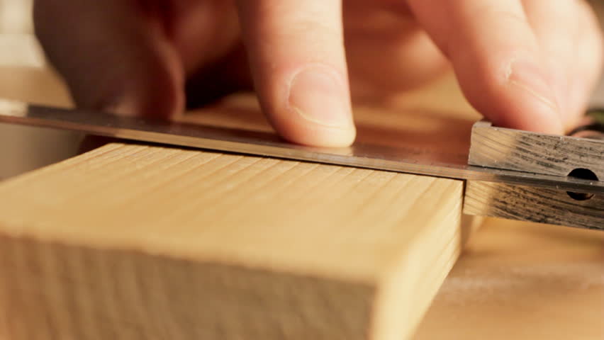 Carpenter with Try Square