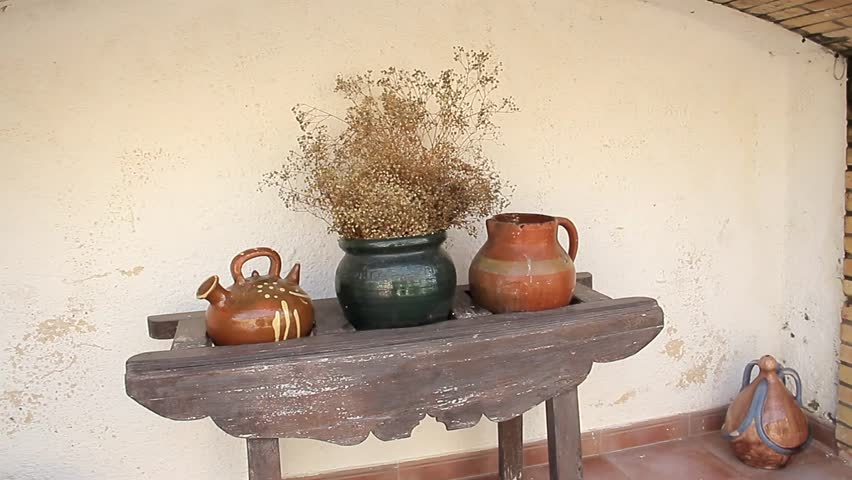 Medieval clay pots