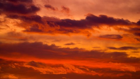 4K Desktop Wallpaper of Sky, Clouds, Red and Night Stock Illustration