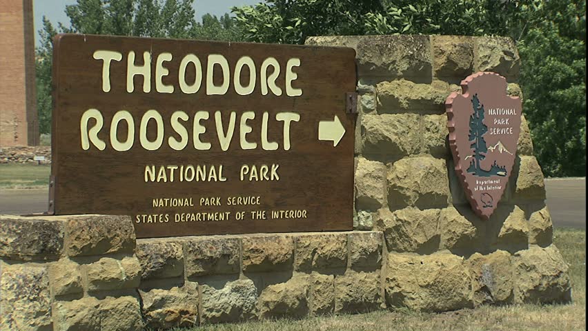 Theodore Roosevelt National Park entrance, Medora, North Dakota
