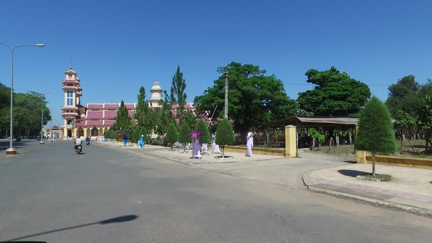 Cao Dai Temple in Tay Ninh province, near ho chi minh city, Vietnam