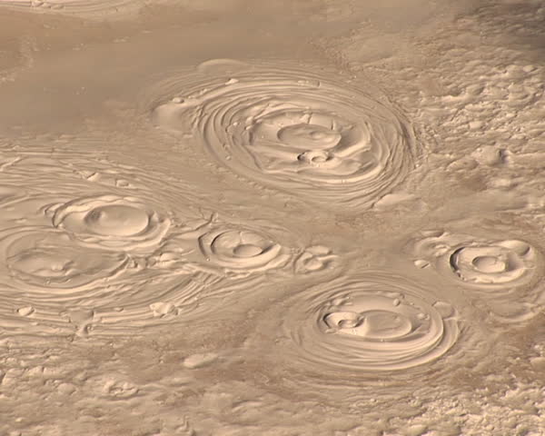 PAL: Mud pots in Yellowstone National Park - close up