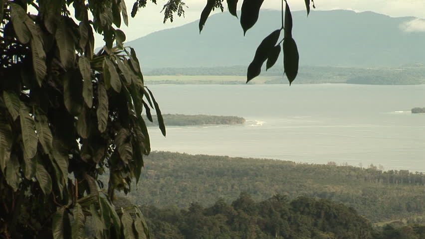 Papa New Guinea coast line