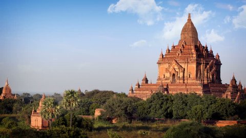 Timelapse of Bagan temples, Myanmar (Burma)