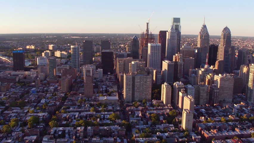 Aerial view of Philadelphia, Pennsylvania | Shutterstock HD Video #23013784
