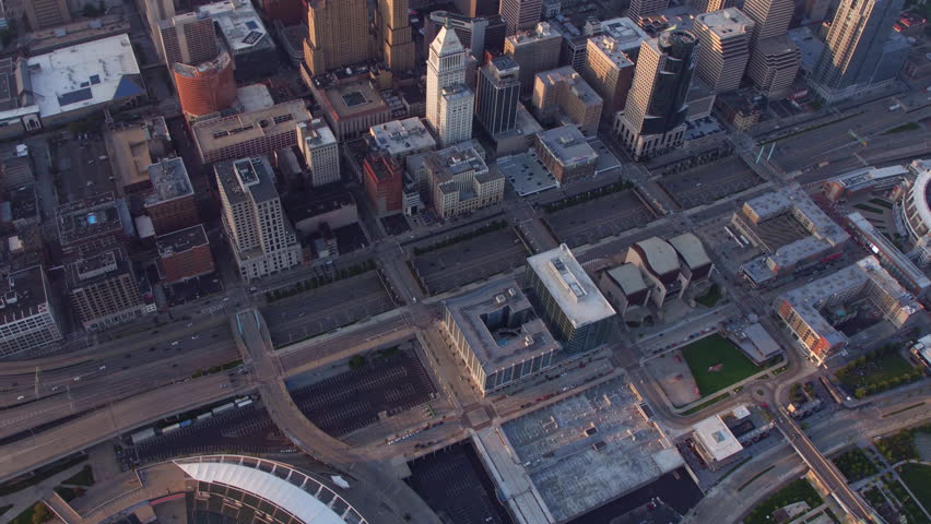Aerial view of Cincinnati, Ohio | Shutterstock HD Video #23013787