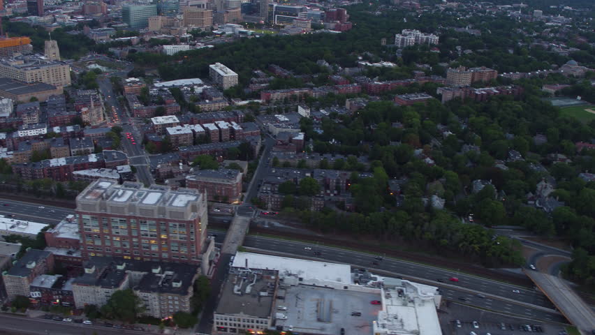 Aerial view of Boston, Massachusetts
