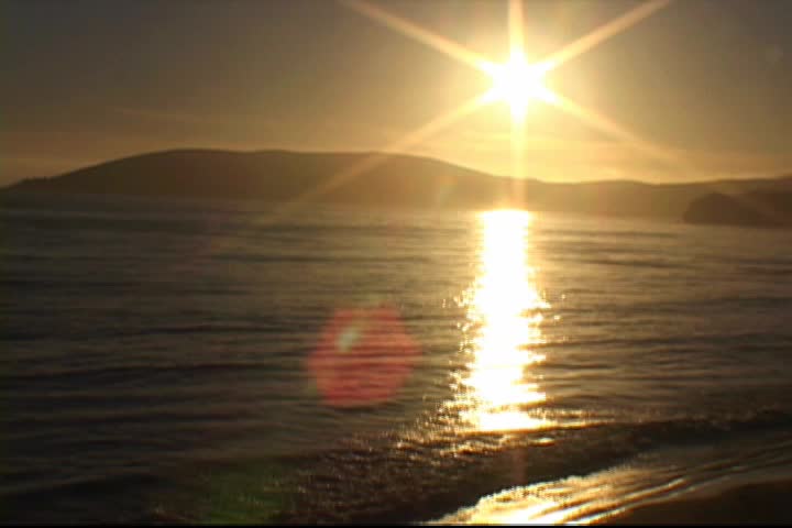 Series - Sunset over Morrow Bay, California.