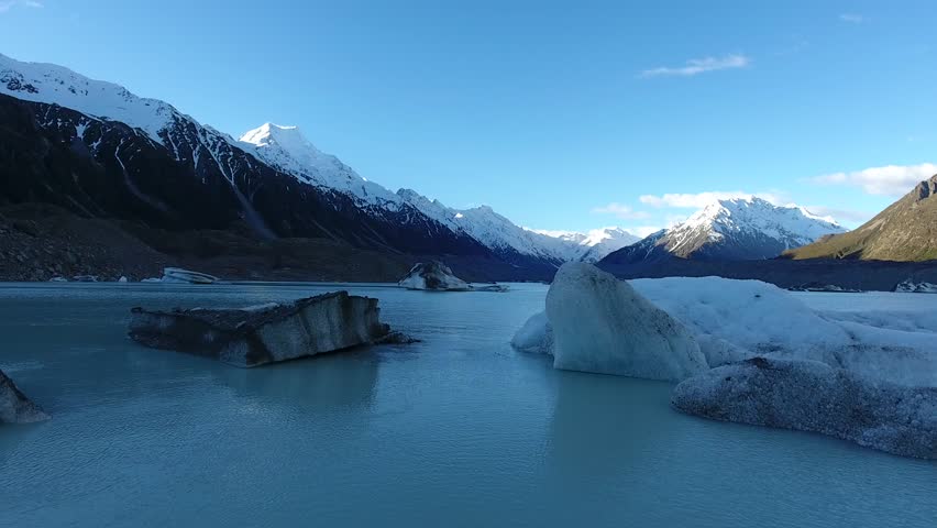 Tasman Glacier lake , mount cook