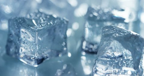 Falling Ice Cubes 4k Super Slow Stock Footage Video (100% Royalty-free 