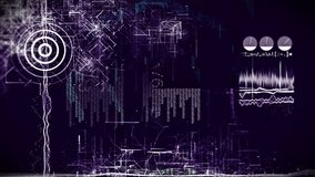 Futuristic Interface - For input in a computer or application for controlling a robot, data management, hacker defense & data. Descended controls, amplitudes and input fields move randomly up and down - Powered by Shutterstock - Get 15% off with code: PIKWIZARD15