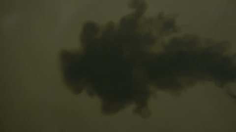 Slow motion black smoke background