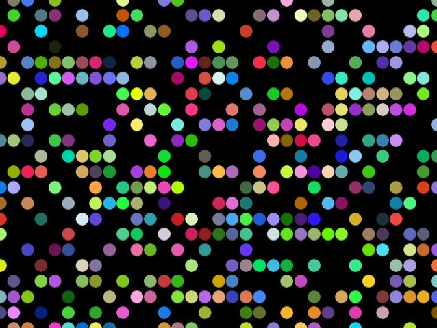 Abstract digital dots static color.