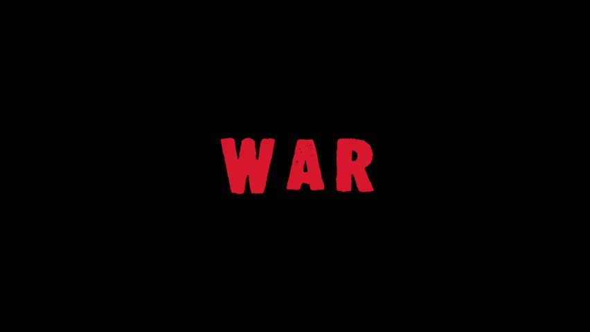 red text war planes on black Stock Footage Video (100% Royalty-free ...