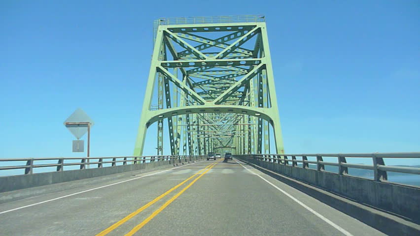 Time Lapse point of view while driving from Astoria, OR to Washington state on