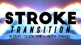 Stroke Transitions Pack + Alpha Channel