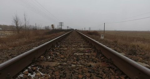 Camera on railway trail 