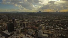 Aerial of Tucson Arizona.